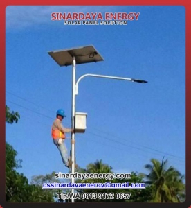 JUAL PJU Tenaga Surya 50watt | PJU Solarcell 50w