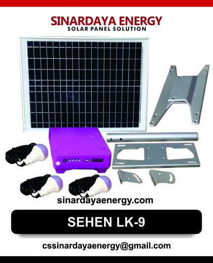JUAL Paket Lampu SEHEN LK9 | Paket Solar Home System LK9